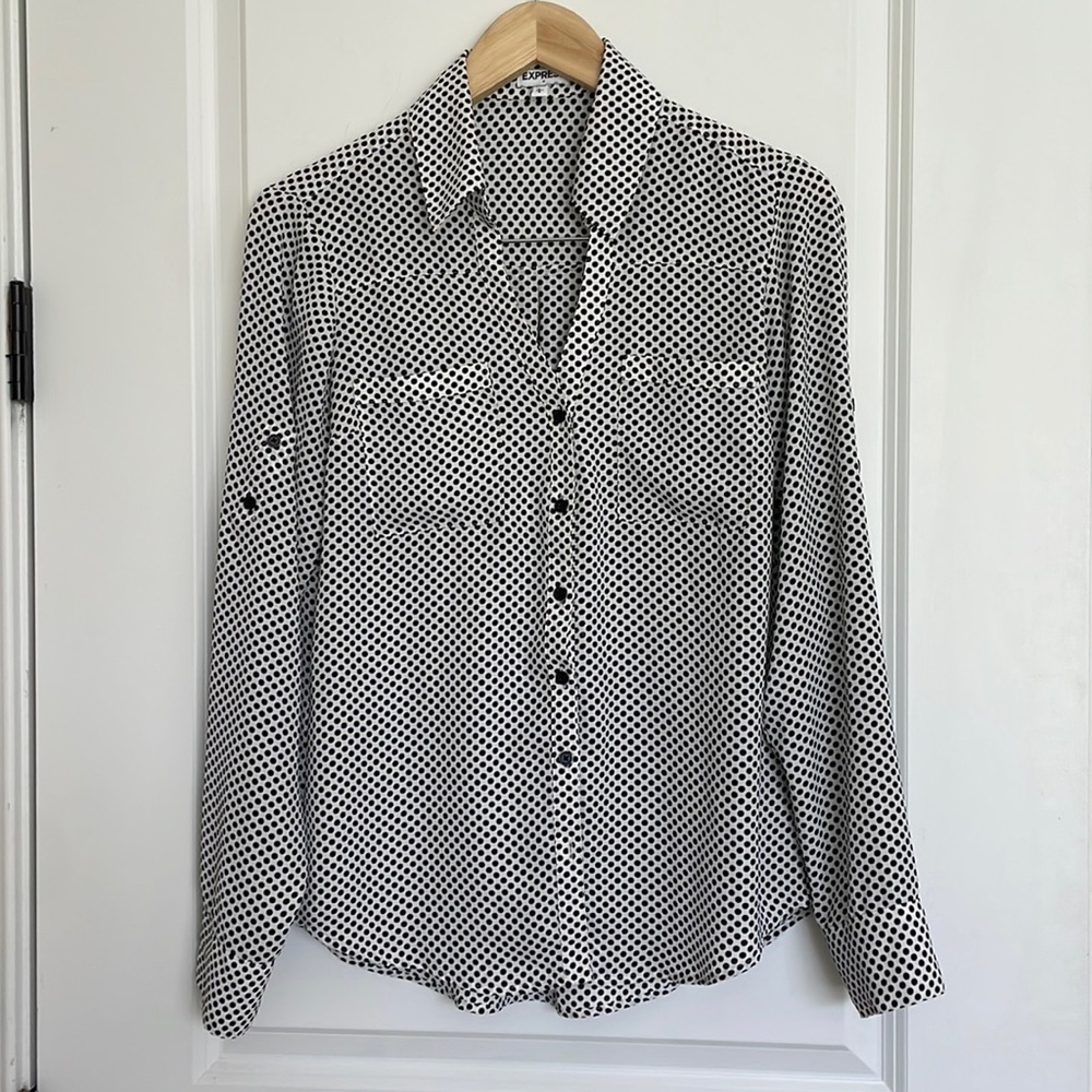 Belldini Women’s Linen Blend Striped Shirt Taupe/White 1X